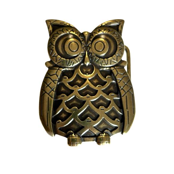 Unbranded Accessories - Vintage Brass Owl Belt Buckle Retro Hippy Boho Bohemian